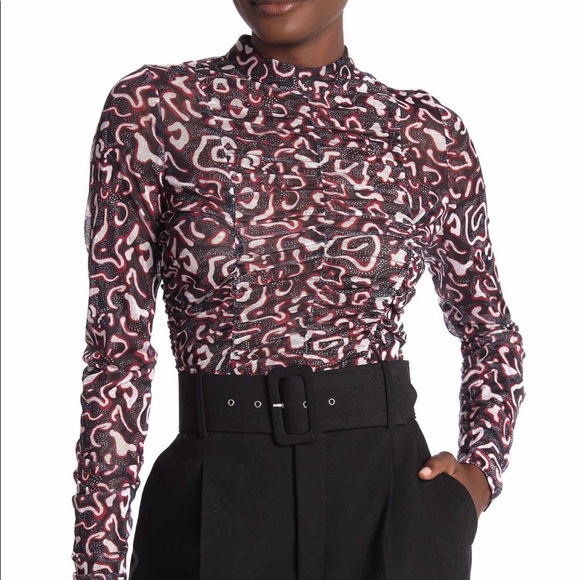 Rebecca Minkoff ruched top - Picture 1 of 1